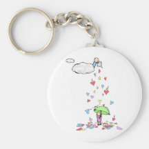 Love Rains Down Key Chain