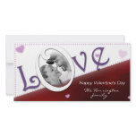 Love Red Valentine's Day Photo Card