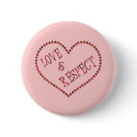 LOVE & RESPECT HEART buttons