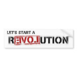 Love Revolution Bumper Sticker bumper stickers