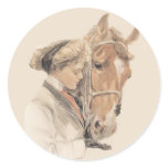 Love Rides On Four Legs Sticker