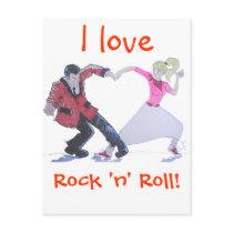 Love Rock and Roll! Post Card