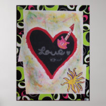 Love & Rock N Roll Print