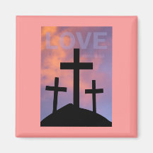 LOVE – Romans 5:8 Fridge Magnets