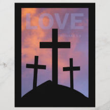LOVE – Romans 5:8 Full Colour Flyer