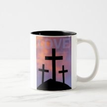 LOVE – Romans 5:8 Mugs
