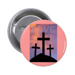LOVE – Romans 5:8 Pinback Buttons