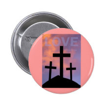 LOVE – Romans 5:8 Pinback Buttons