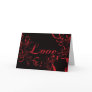 Love roses and vines cards