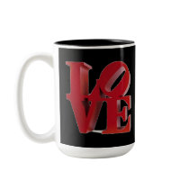 LOVE rouge - Tasse