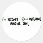 love round sticker
