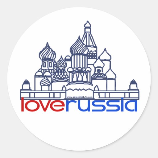 Love Russia Sticker