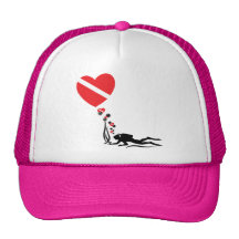 Love SCUBA Trucker Hats