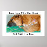 Love Sees With The Heart, Not With The Eyes posters