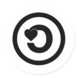 Love Sharing Round Sticker