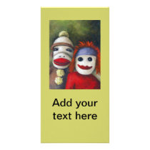 Love Socks, Add your text here Customized Photo Card