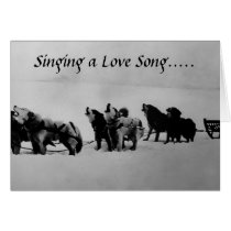 "LOVE SONG" TO LOVE OF MY LIFE GREETING CARD