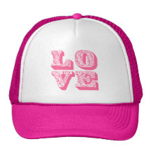 LOVE Square Trucker Hat