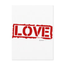Love Stamp - Valentines Day special cupid gf bf Post Cards