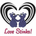 Love Stinks embroidered shirts