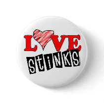 Love Stinks Gifts Buttons