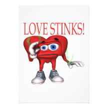 Love Stinks Personalised Invitation