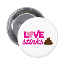 love stinks ! with poo and stink! pins