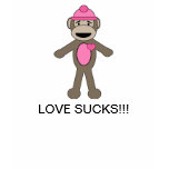 Love Sucks Long Sleeve Monkey T-Shirt