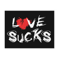 Love Sucks Postcard