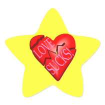 Love Sucks Sticker