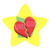 Love Sucks Sticker
