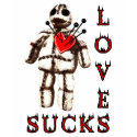 Love Sucks VooDoo Doll t-shirts