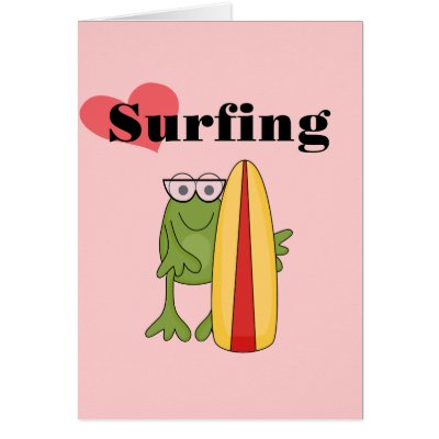 Surfing Frog