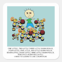 LOVE SUSHI STICKERS
