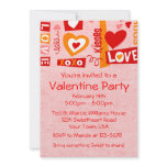 Love Talk Valentine Party Invitation