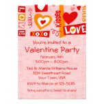 Love Talk Valentine Party Invitation