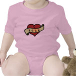 Love Tattoo Heart Bodysuits