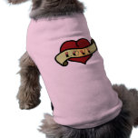 Love Tattoo Heart pet clothing