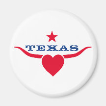 Love Texas Magnets
