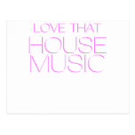 Love That House Music Post Cards