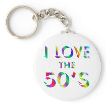 Love the 50's key chain