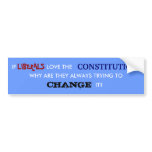 LOVE THE CONSTITUTION? BUMPER STICKER