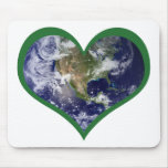 Love the Earth (Green) mousepads