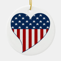 Love the USA Ornaments