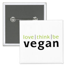 love think be pinback button