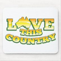 Love this Country AUSTRALIA! Mousepad