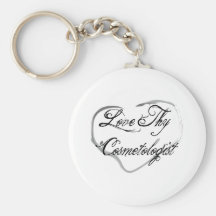 Love Thy Cosmetologist Keychains
