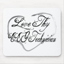 Love Thy EEG Technician Mousepad