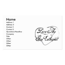 Love Thy Gun Enthusiast Business Card