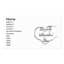 Love Thy Harpsichord Player Business Card Template